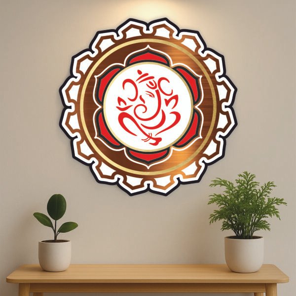 Elegant Ganesha Wall Art – Spiritual Home Décor